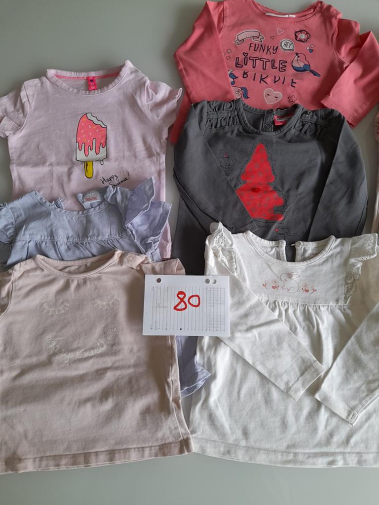 Meisjeskleding maatje 80, Enfants & Bébés, Vêtements de bébé | Taille 80, Enlèvement, Utilisé, Fille