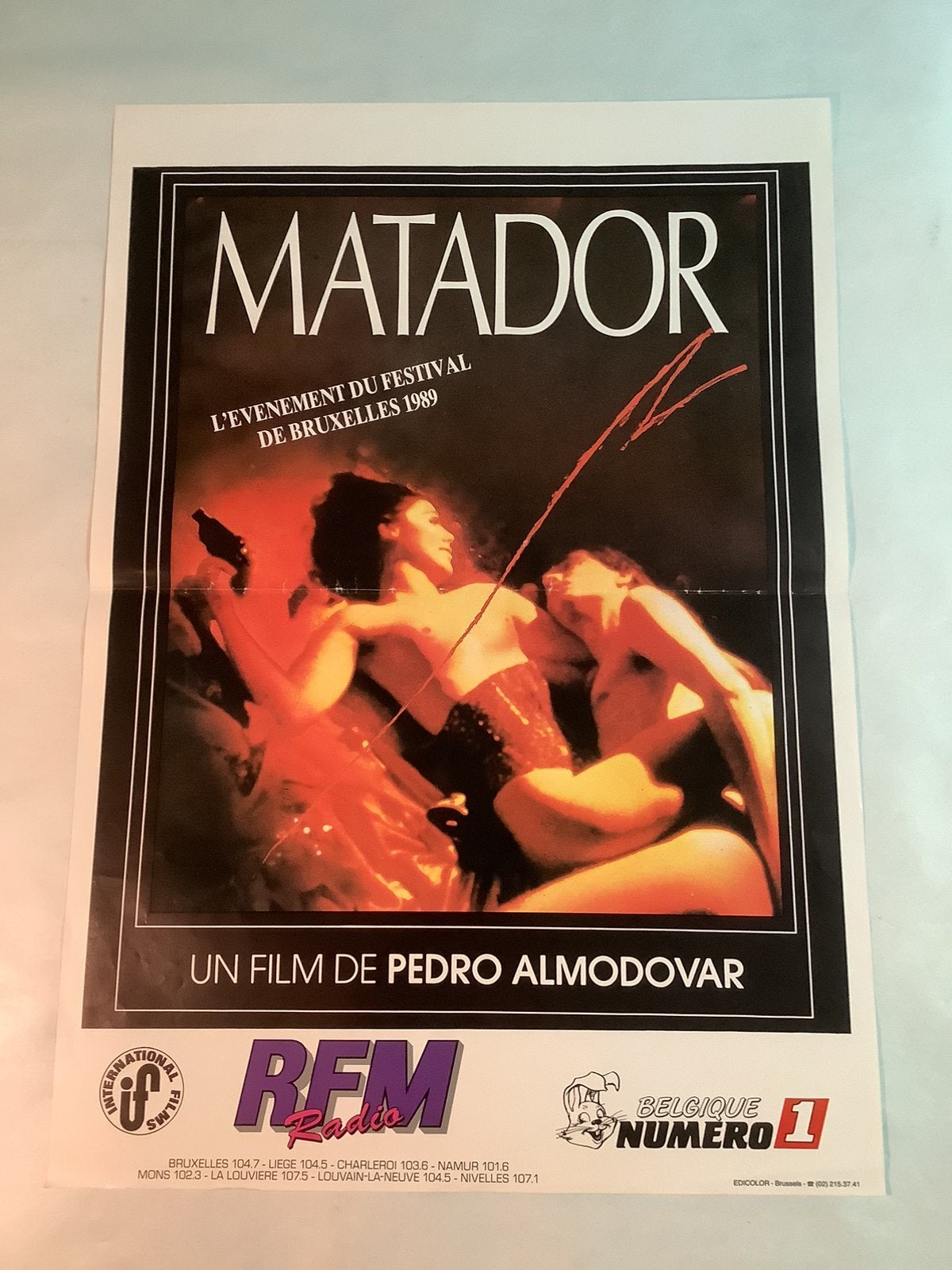 MATADOR   FILMPOSTER   49-70 cm, Ophalen of Verzenden, Zo goed als nieuw