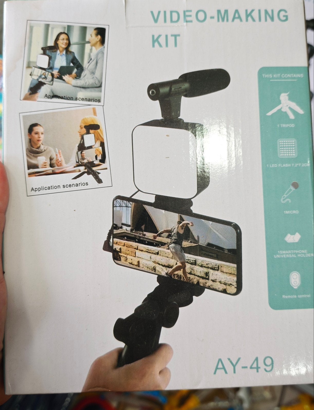 telefoonhouder, Ophalen