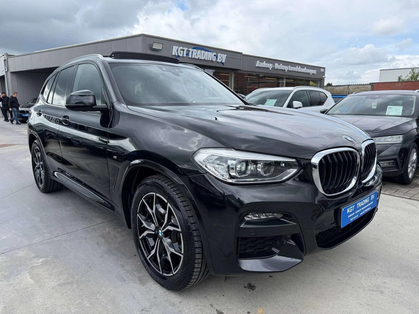 BMW X3 2.0iA M-PACK X-DRIVE NAVIGATIE ZWART LEDER LED OPENDA, Automaat, 1998 cc, Gebruikt, Zwart