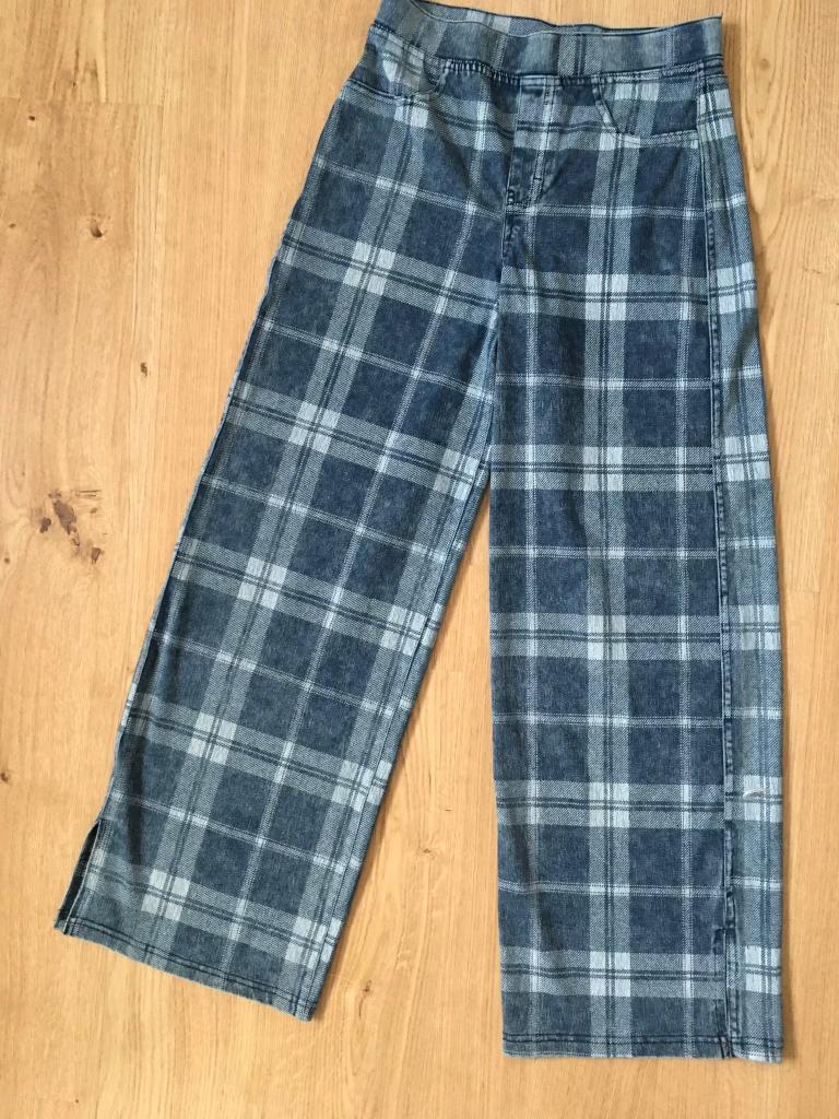 H&M, pantalon de mi-saison/été à carreaux bleus 152, Enfants & Bébés, Vêtements enfant | Taille 152, Pantalon, Enlèvement ou Envoi