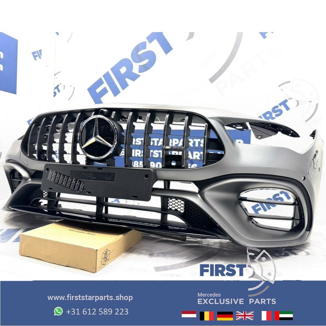 W118 CLA45 CLA45S AMG VOORBUMPER FACELIFT A1188800601 ZWART, Gebruikt, -, Voor, Ophalen of Verzenden