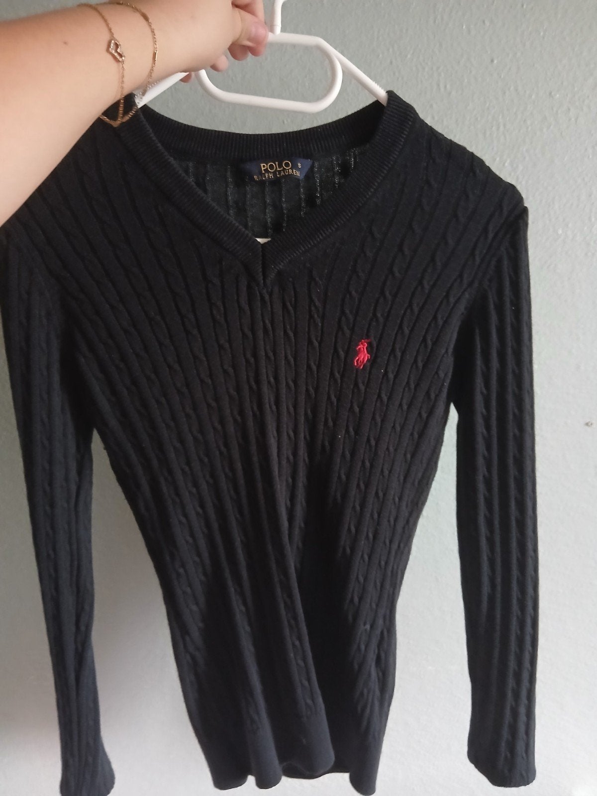 trui van het merk POLO, Ophalen, Polo ralph lauren, Zwart, Lange mouw
