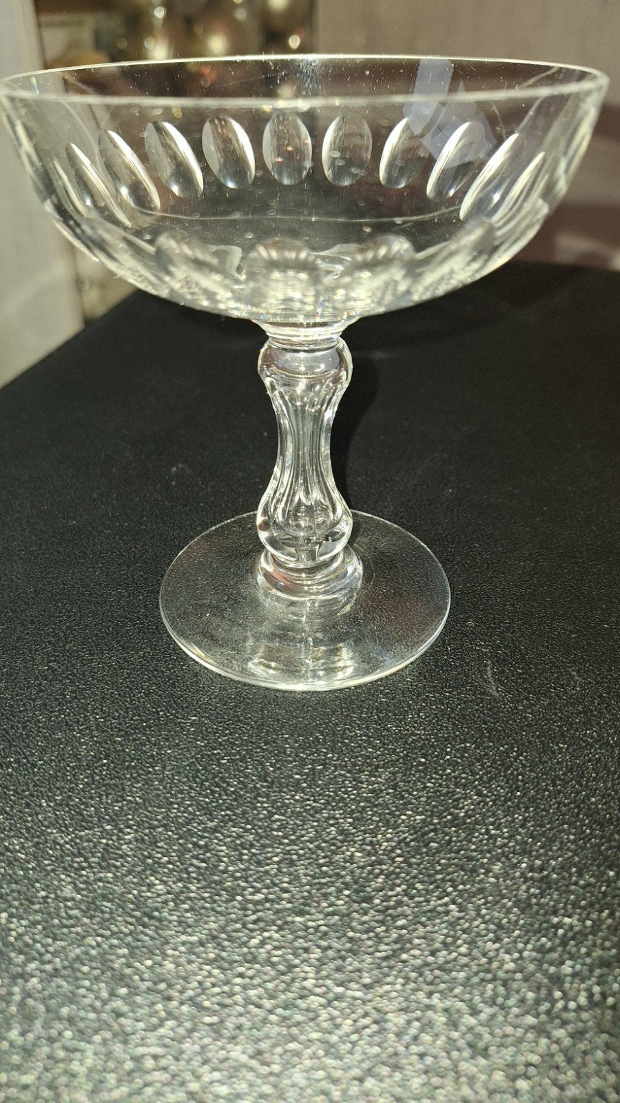 10 tal champagne-glazen Val-Saint-Lambert, Ophalen