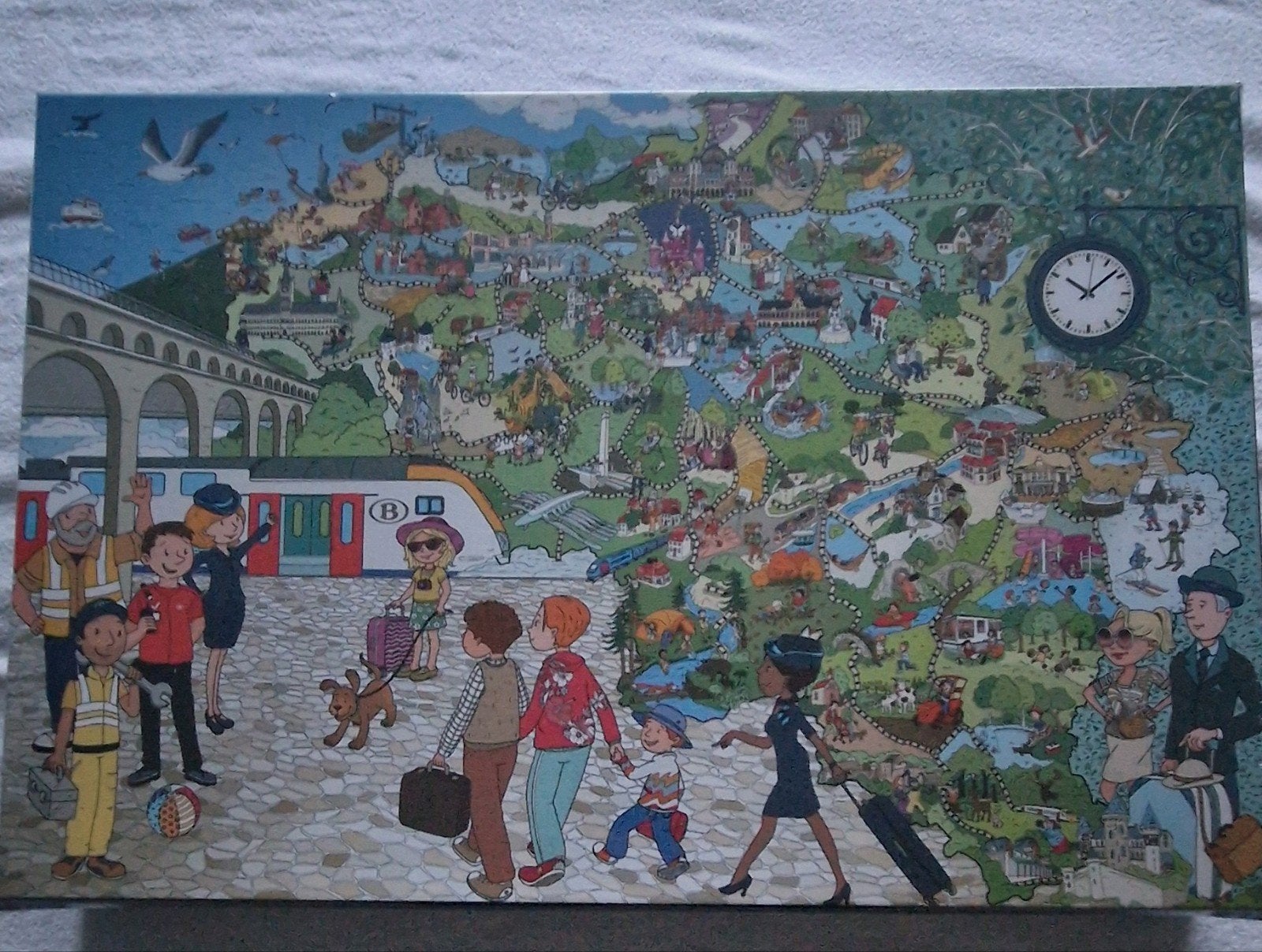PUZZLE COLLECTOR SNCB TRAIN, Enlèvement, Puzzle
