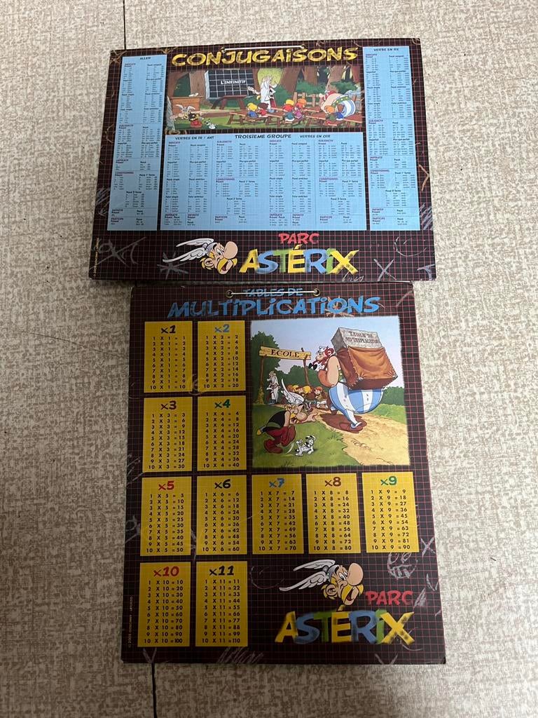 Panneaux éducatifs du parc Astérix, Enlèvement, Comme neuf