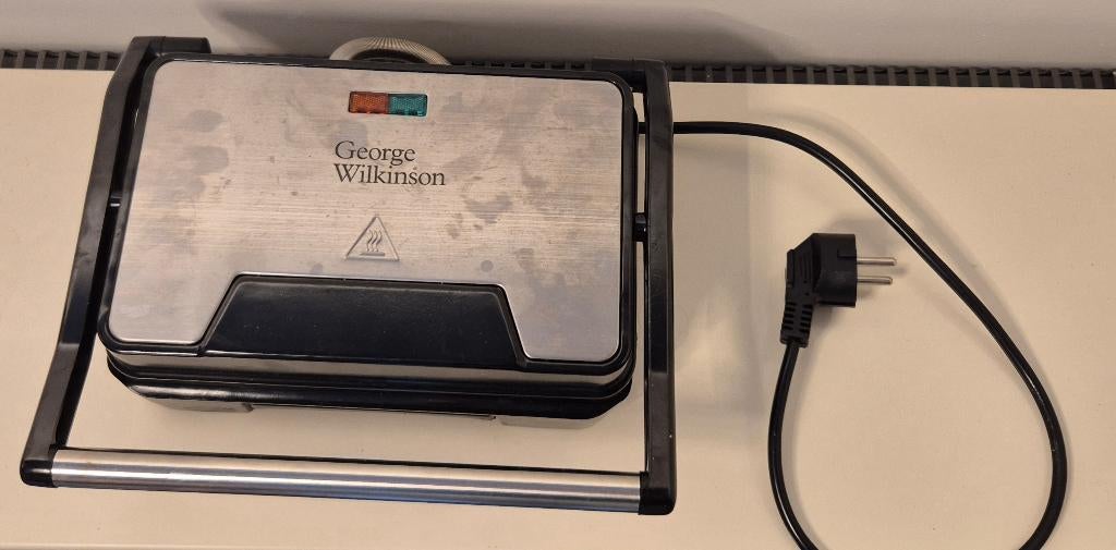 Contacter le fabricant de grills/paninis George Wilkinson, Enlèvement ou Envoi, Utilisé, Gris