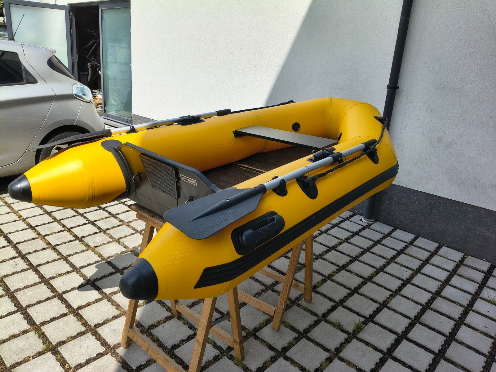 Bateau pneumatique aquaparx 230pro, Watersport en Boten, Motorboten en Motorjachten, Ophalen, Hout