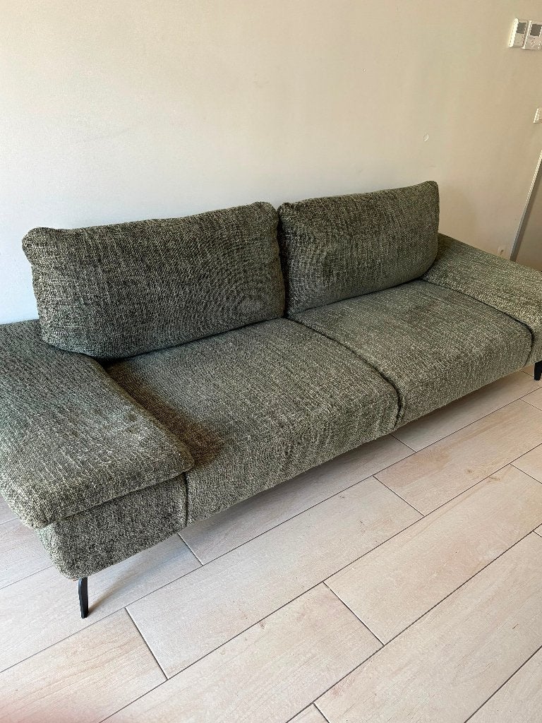 Canapé 3 places tissus vert, 250 à 300 cm, Banc droit, Enlèvement, Utilisé