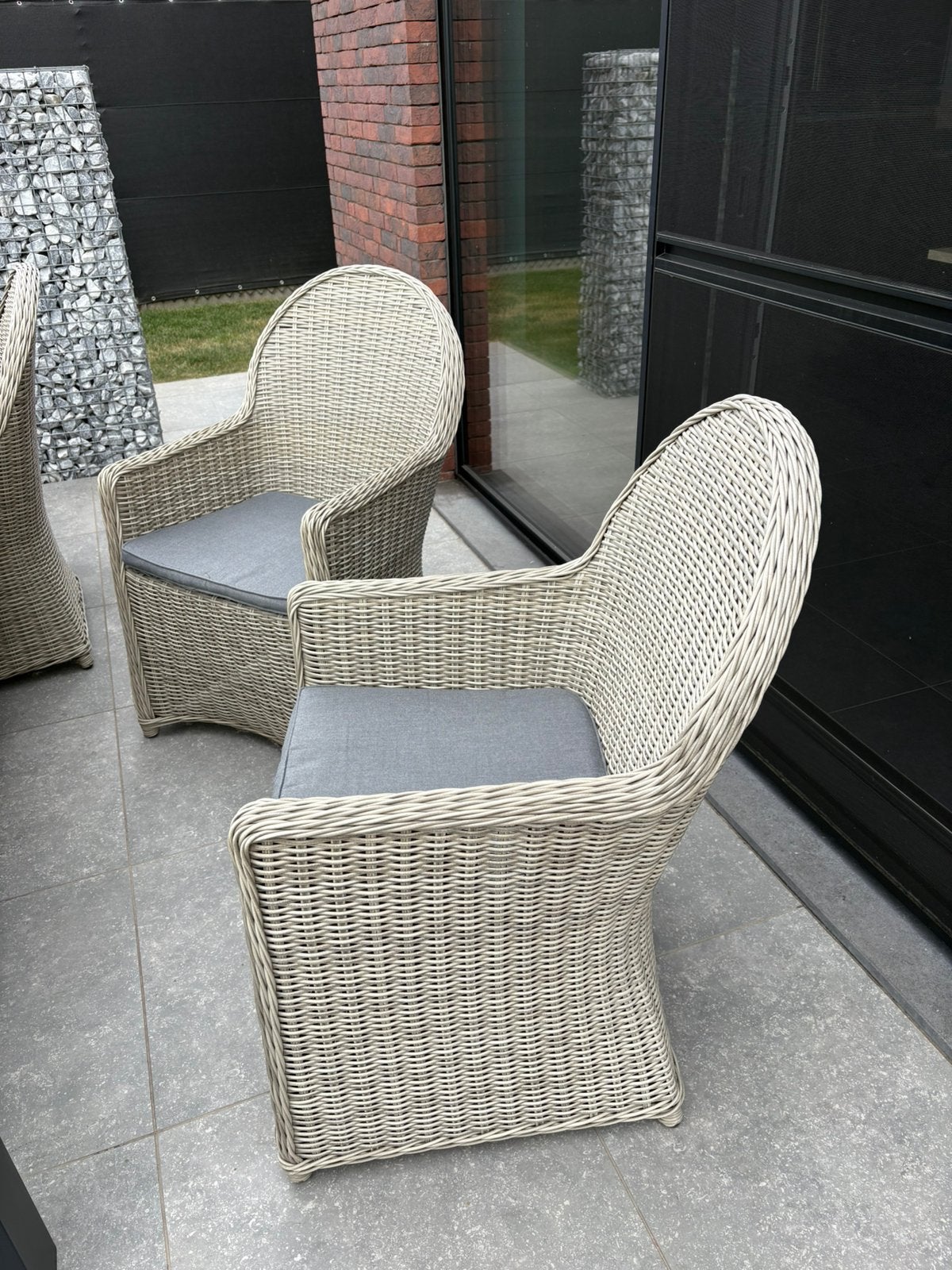 4 tuinstoelen merk Bristol, Tuin en Terras, Ophalen, Zo goed als nieuw, Wicker