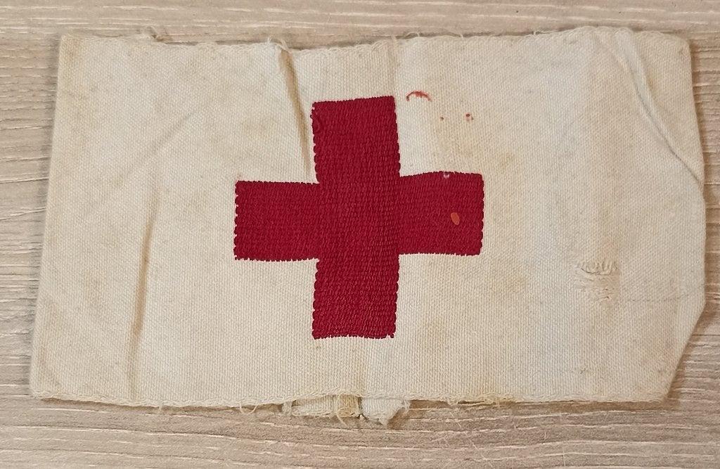 Brassard Médical Wehrmacht "Sanitäter" Code Usine Tissé ww2, Envoi, Armée de terre, Autres types