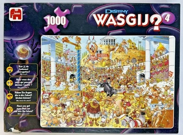 Jumbo Wasgij Destiny 4 Olympische Spelen 1000 stukjes Puzzel, Verzenden, 500 t/m 1500 stukjes, Zo goed als nieuw, Legpuzzel