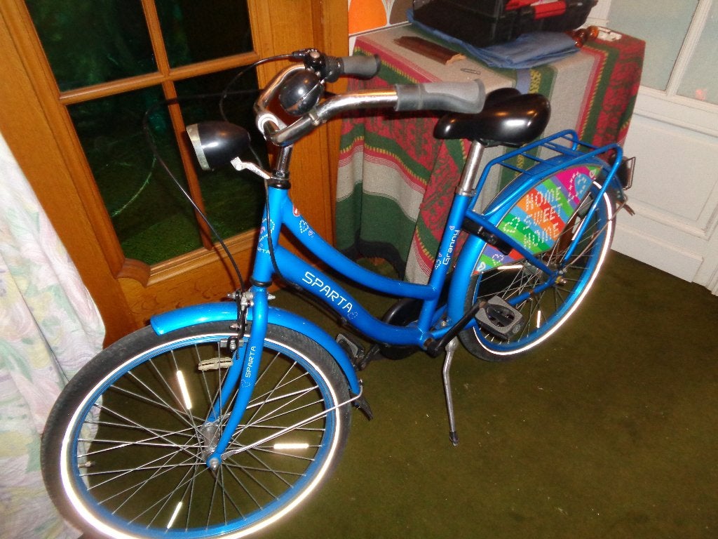 meisjesfiets, Fietsen en Brommers, Ophalen, Gebruikt, Terugtraprem, Handrem