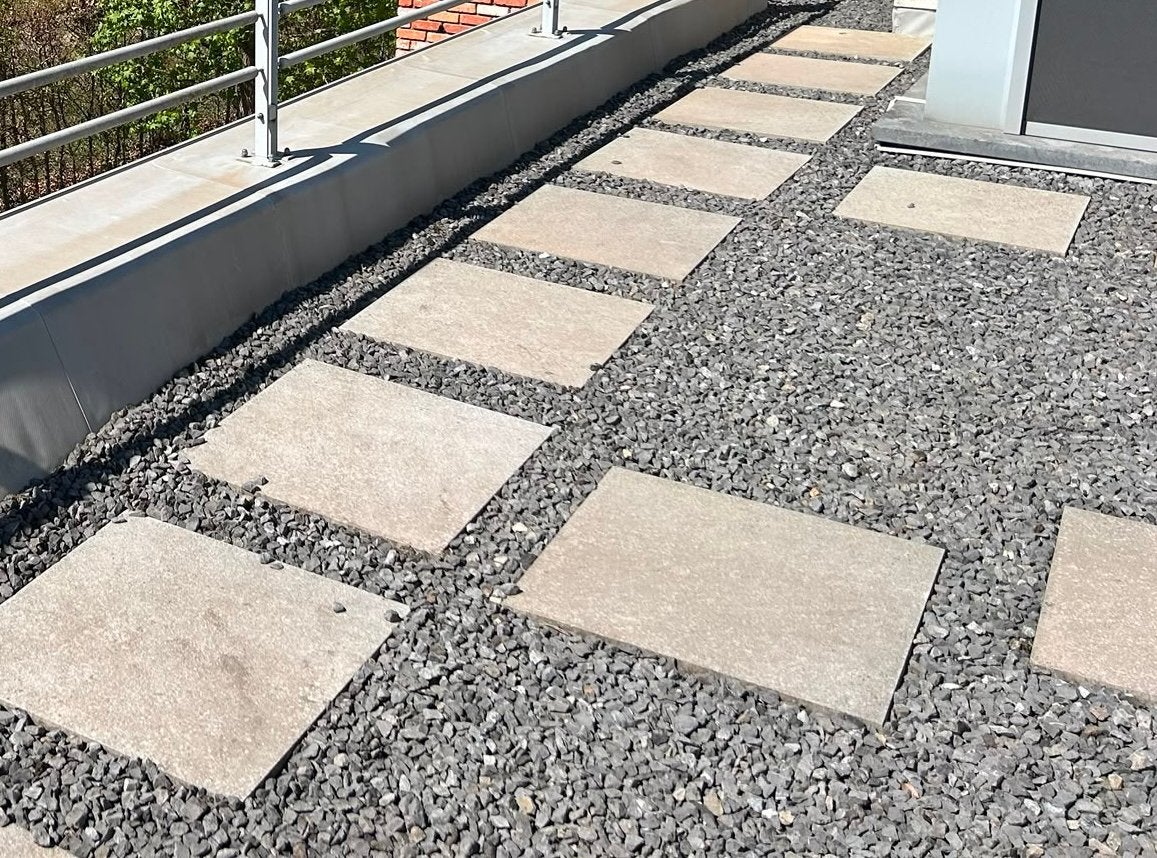 Terras tegels, Tuin en Terras, Ophalen, Zo goed als nieuw