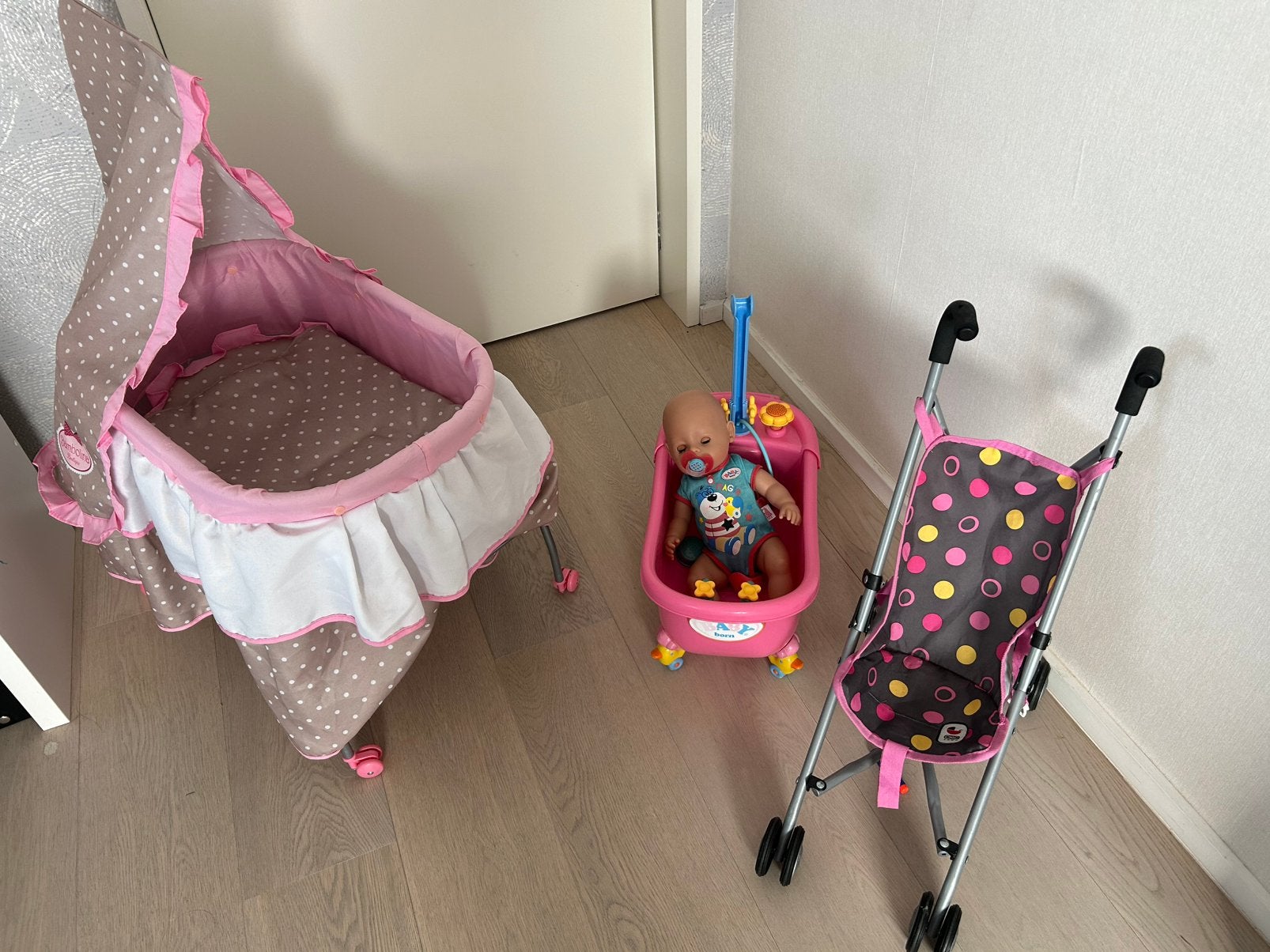 Poppenset, Kinderen en Baby's, Ophalen, Gebruikt, Babypop