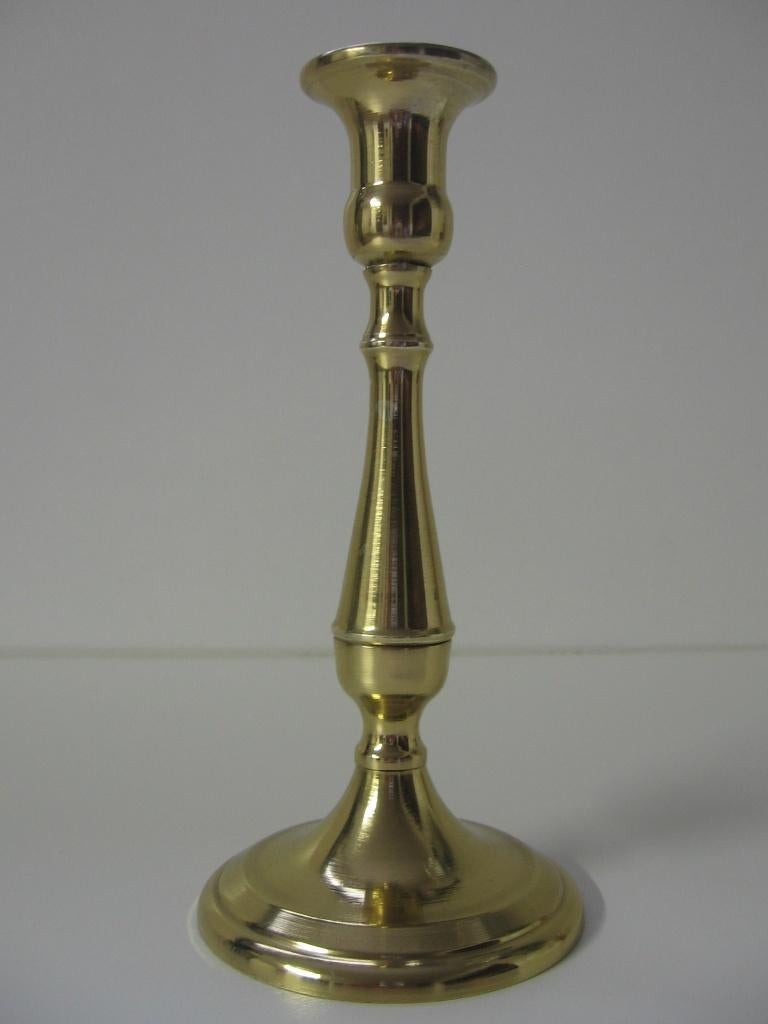 Koperen kandelaar voor 1 kaars, Maison & Meubles, Accessoires pour la Maison | Bougeoirs & Bougies, Comme neuf, Chandelier, Enlèvement ou Envoi