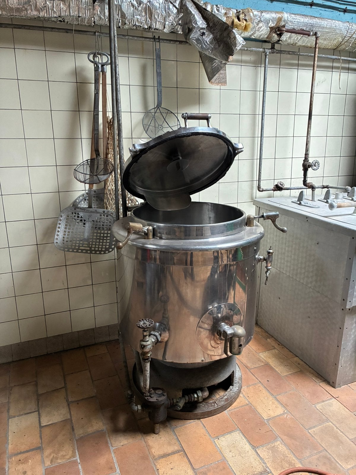 Kookketels Inox- RVS, Doe-het-zelf en Bouw, Buizen en Afvoer, Ophalen, Gebruikt, Inox