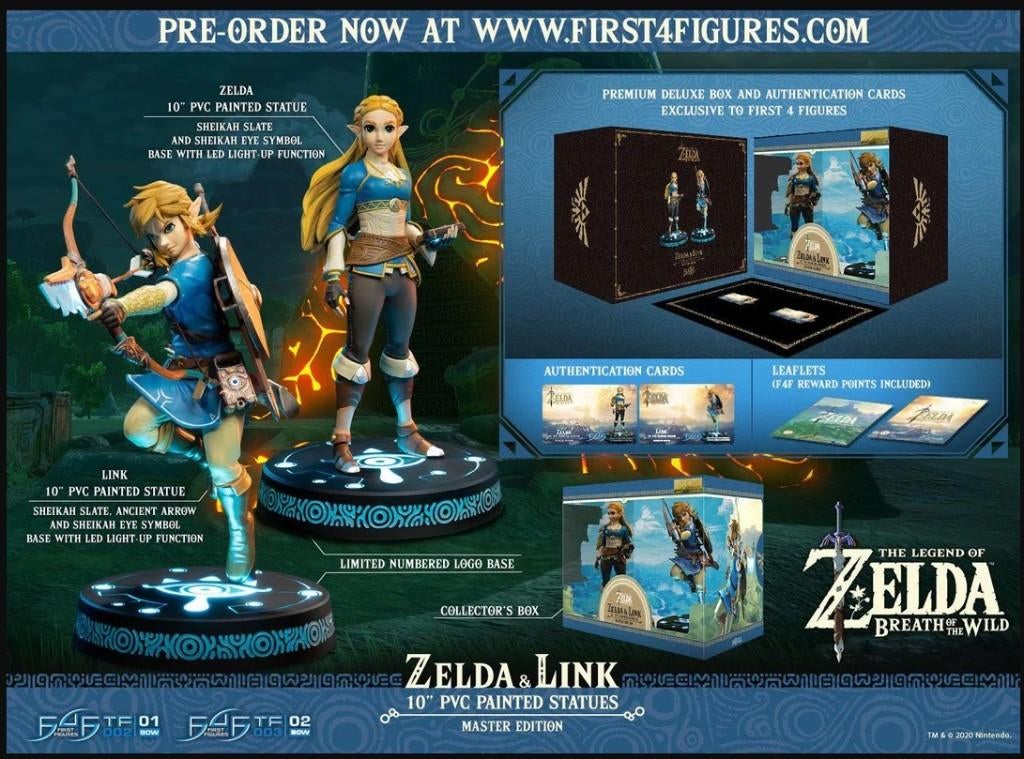 F4F Zelda & Link Exclusive Version Master Edition Nintendo, Verzamelen, Ophalen, Nieuw