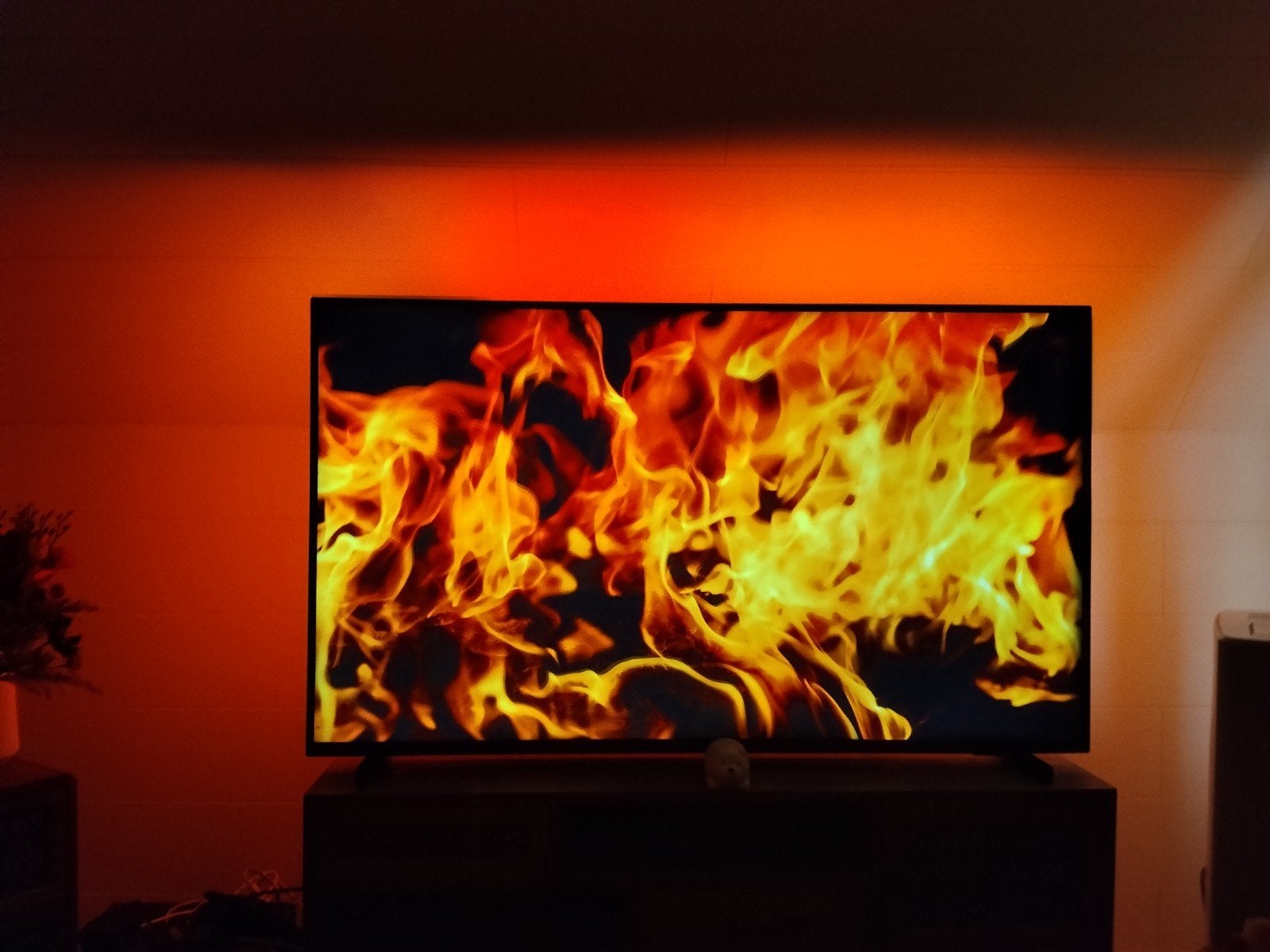 Philips 55 inch ambilight televisie, Ophalen, 100 cm of meer, Philips, Smart TV