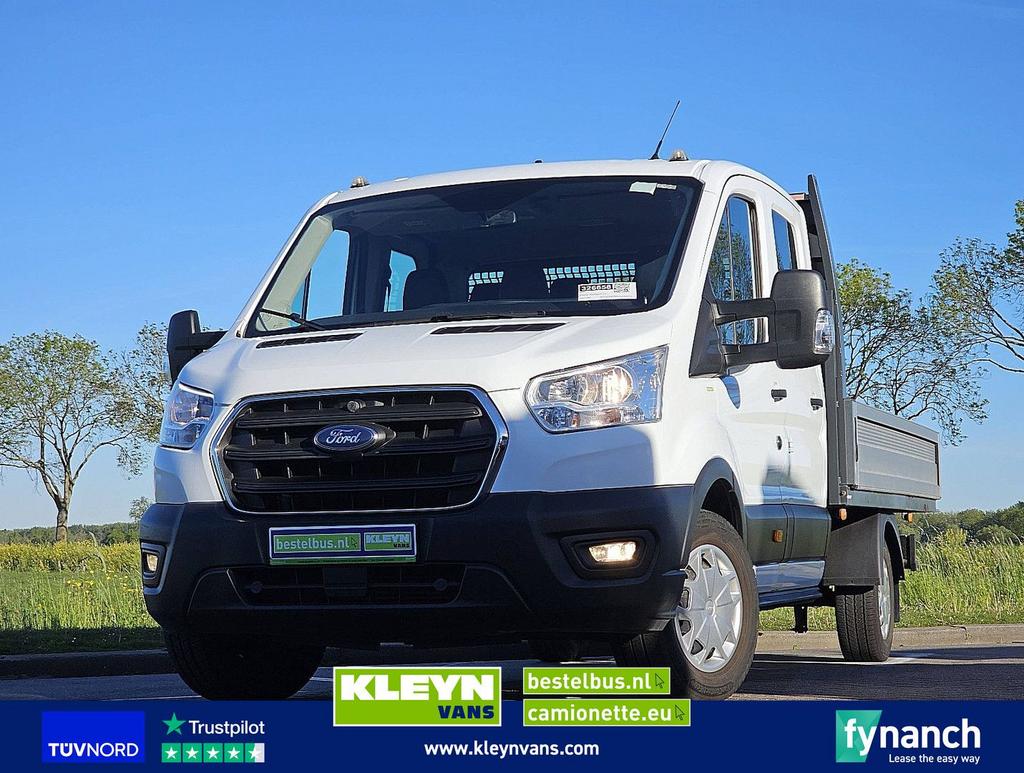 Ford TRANSIT 2.0 Dub.Cab Open-Laadbak, Auto's, Wit, Bedrijf, Ford, Te koop