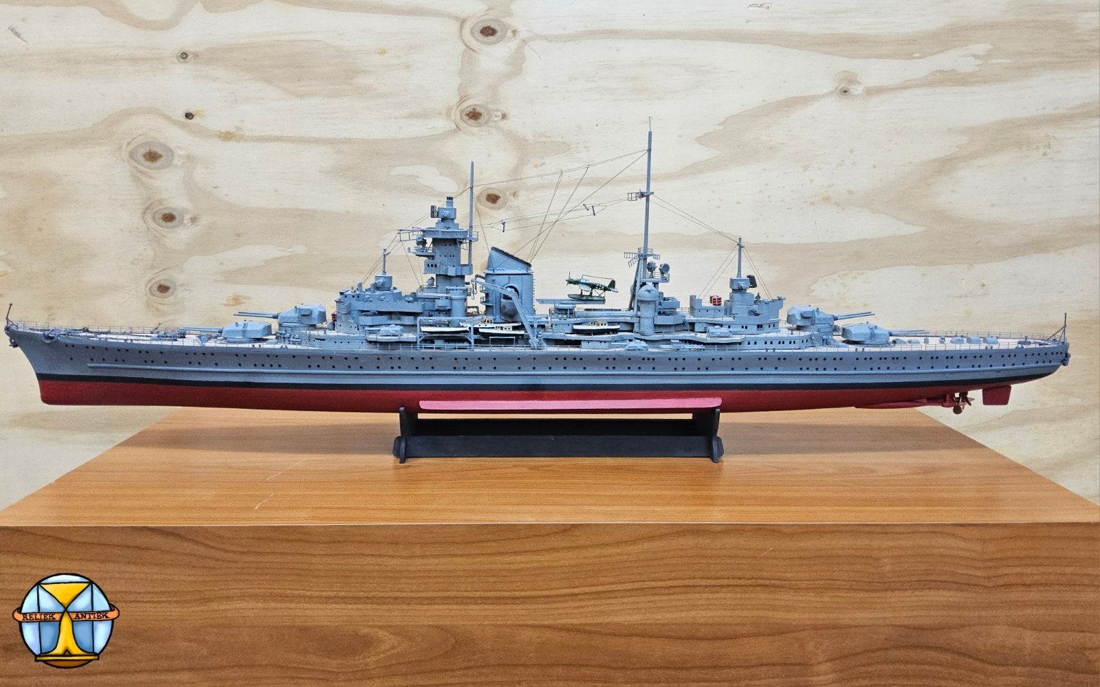Prinz Eugen Duitse zware kruiser 1:200 oorlogs modelschip, Ophalen of Verzenden, Zo goed als nieuw, 1:200 of kleiner, Overige merken