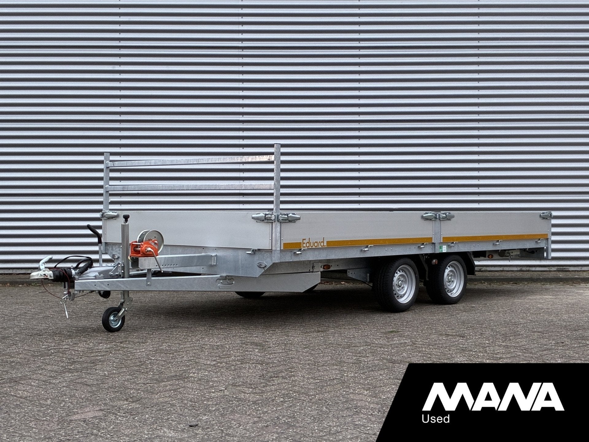 EDUARD P4 Plateau 450x220 VOORREK - LIER - LED VERLICHTING -, Auto diversen, Aanhangers en Bagagewagens, MANA Bedrijfswagens, Nieuw
