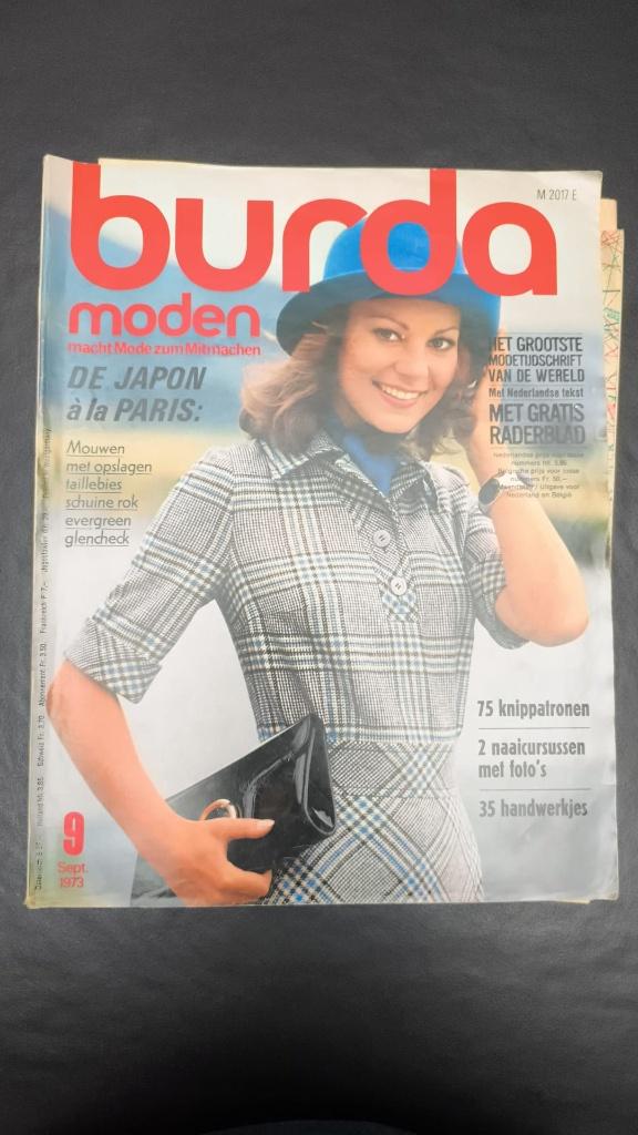 Burda september 1973, Livres, Mode, Enlèvement, Utilisé, Mode en général