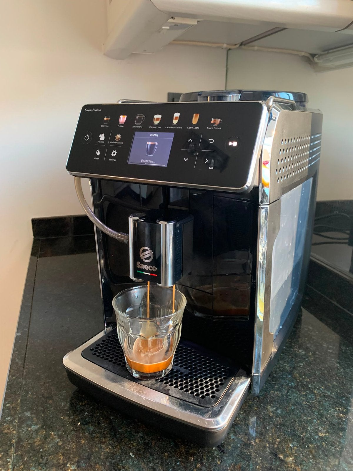 Saeco Granaroma, Electroménager, Machine à espresso, Réservoir d'eau amovible, Reconditionné, Café moulu