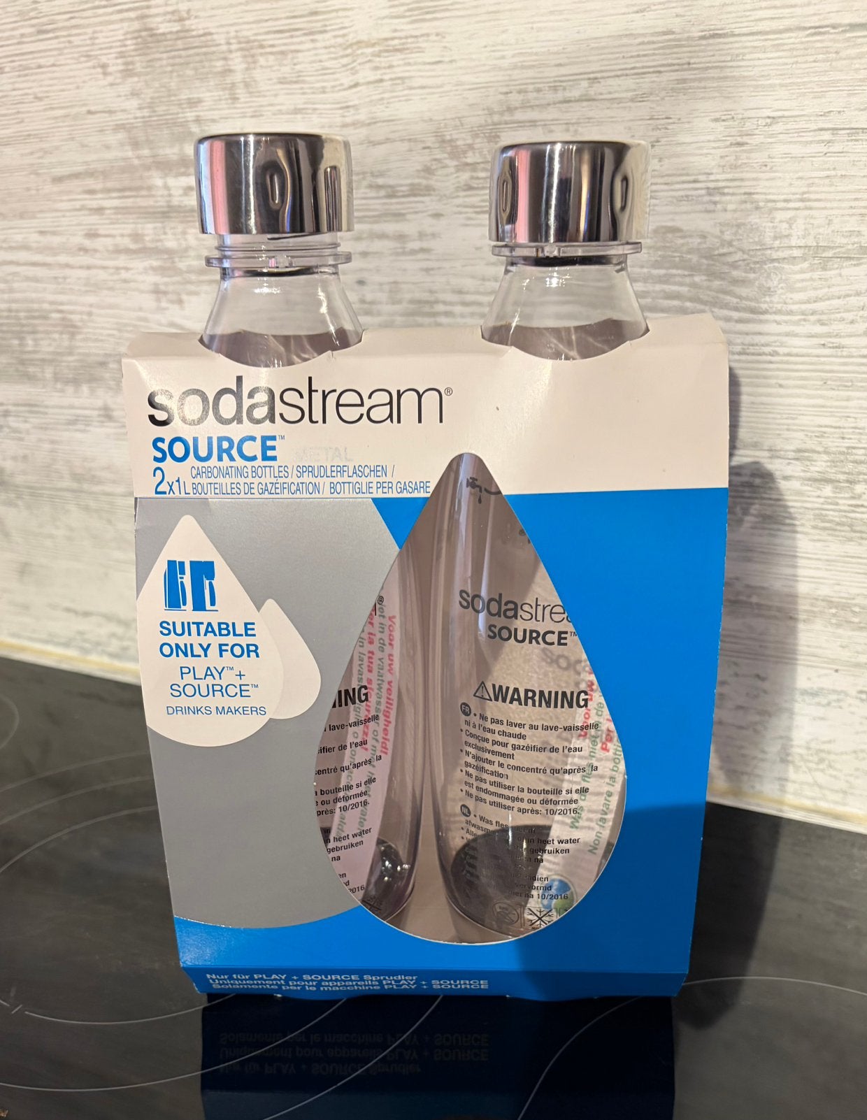 Lot de 2 bouteilles SODASTREAM SOURCE neuves, Maison & Meubles, Enlèvement, Comme neuf