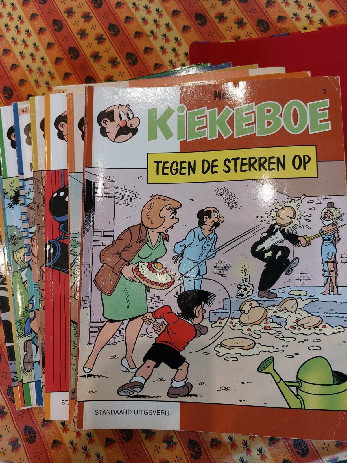 13 oude Kiekeboe strips – Merho (2 vroege J. Hoste-uitgaven), Plusieurs BD, Enlèvement ou Envoi, Utilisé