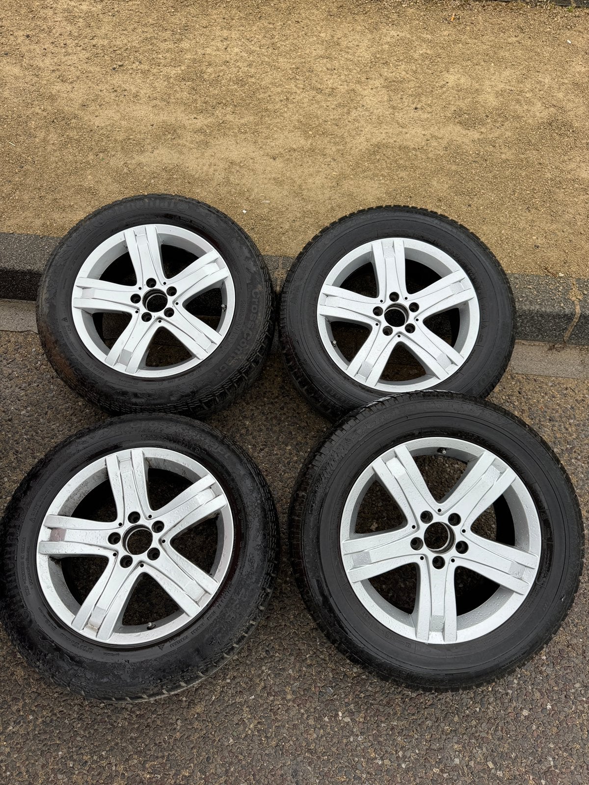 jantes alu mercedes super etat 17 pouces, Autos : Pièces & Accessoires, Enlèvement ou Envoi, 17 pouces, Pneu(s)