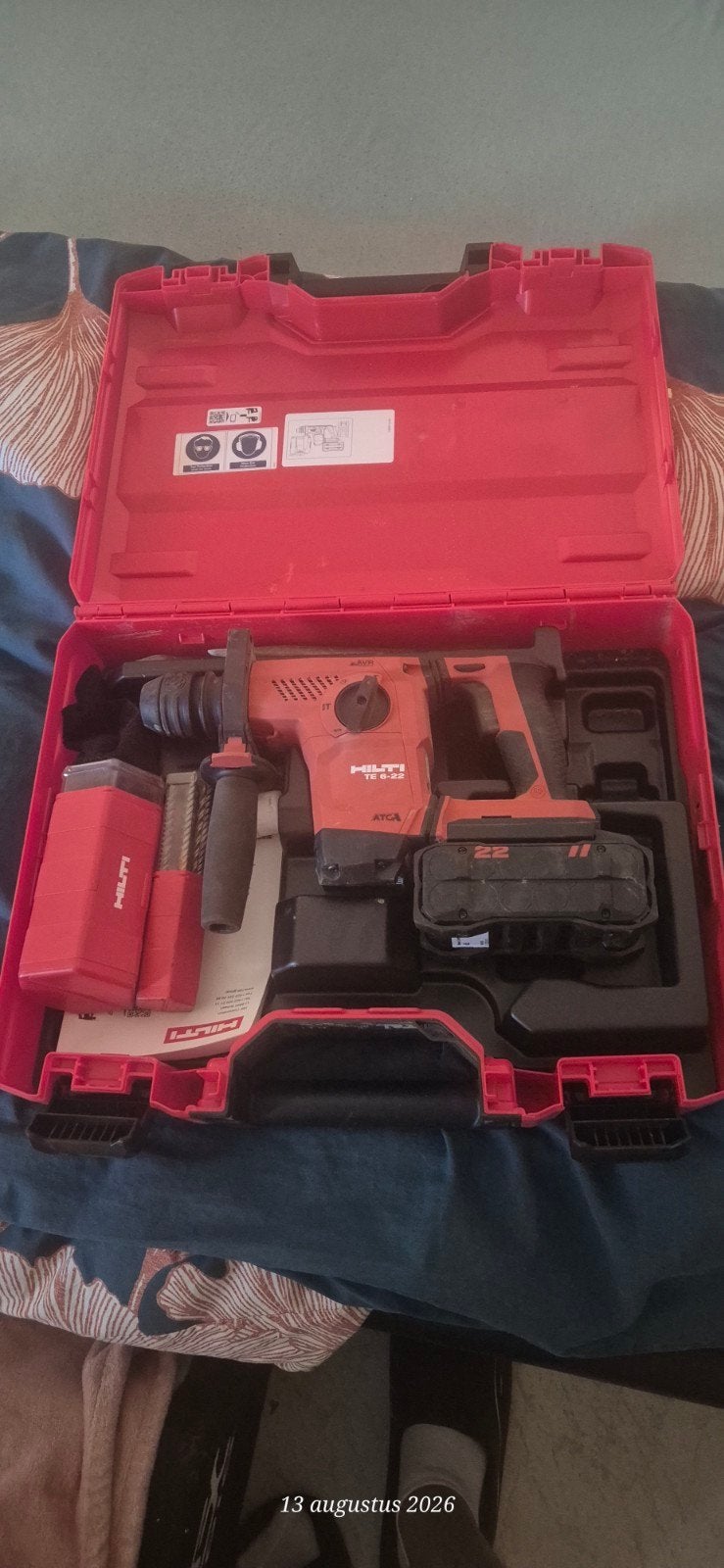 hilti TE 6-22, Doe-het-zelf en Bouw, Ophalen, Boor- en/of Breekhamer, Klopboormechanisme