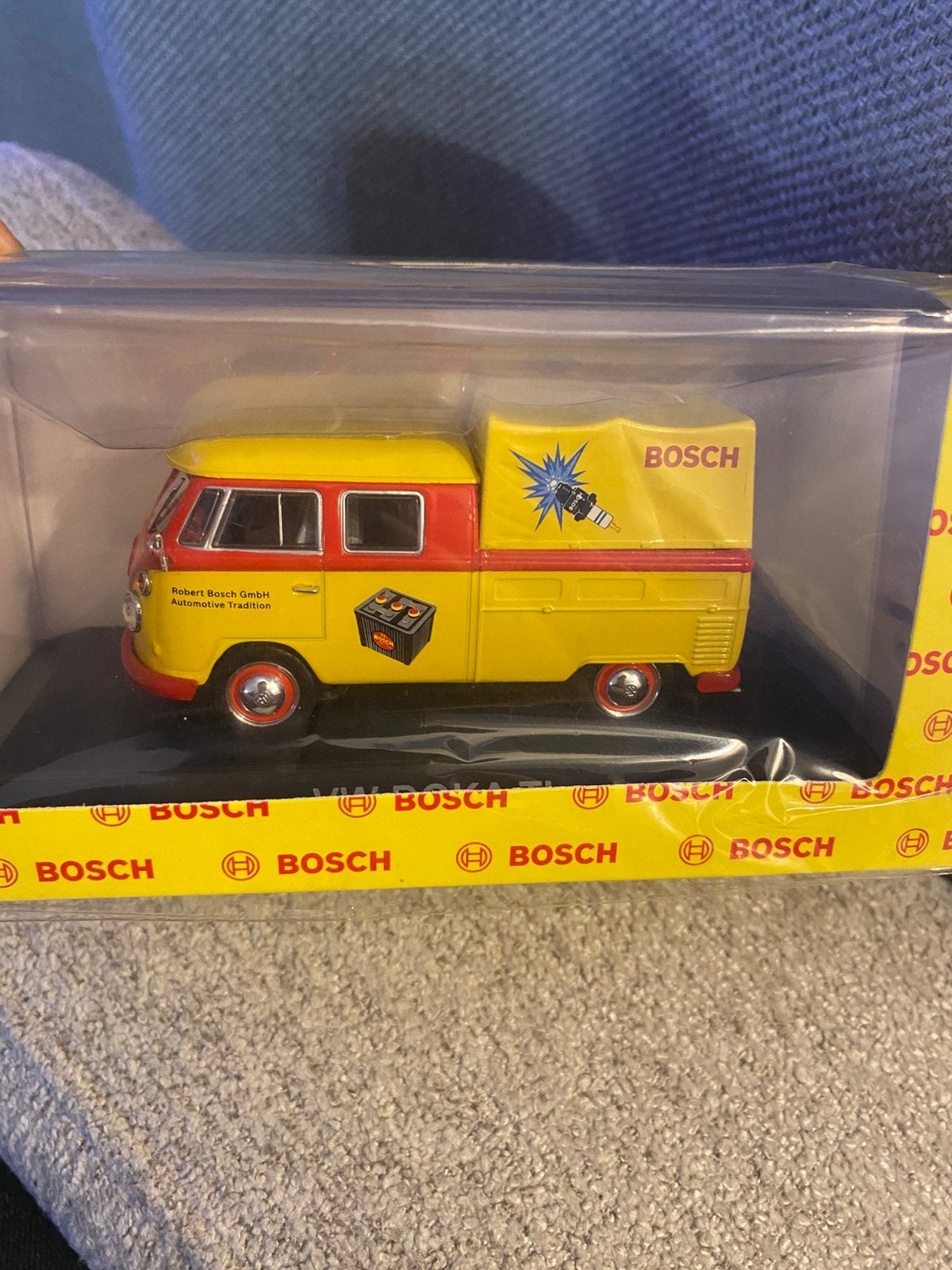 Vw doka T1 Bosch Norev 1:43, Enlèvement ou Envoi, Comme neuf, Norev