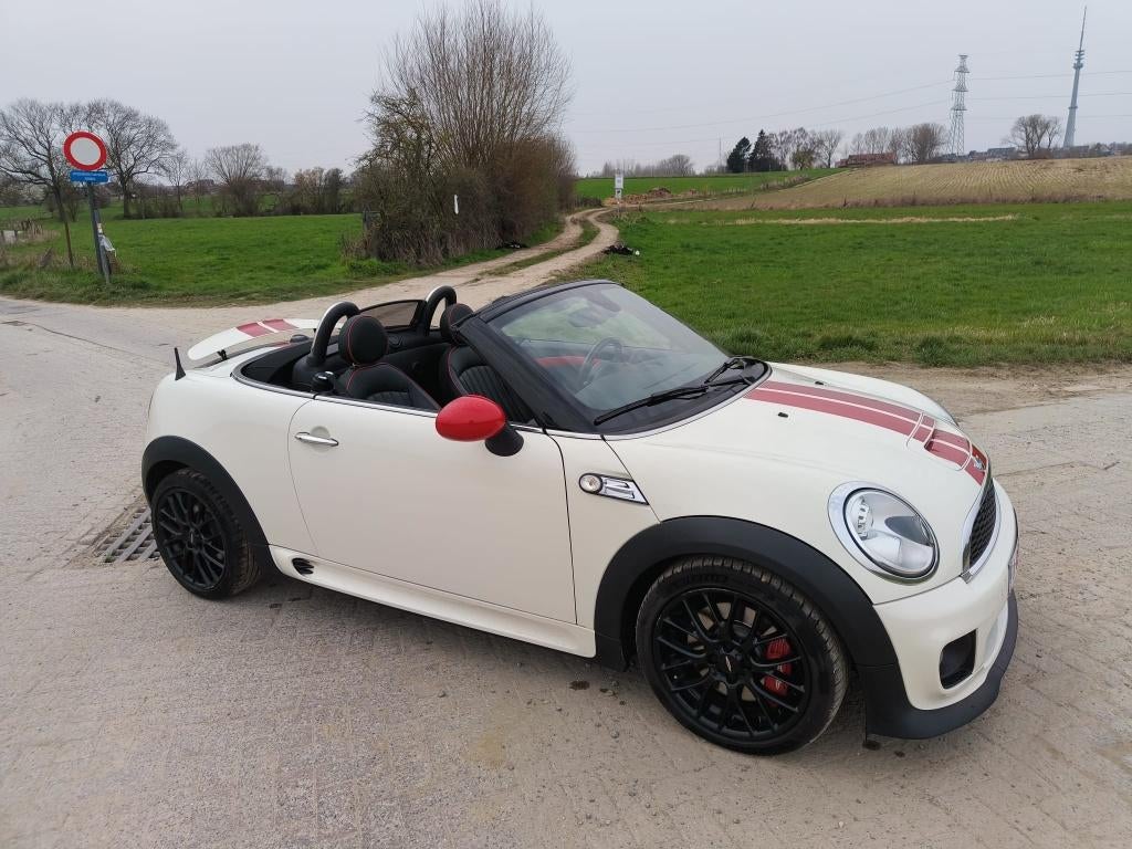 MINI ROADSTER (R59)VRAI JCW-211PK- COMPLÈTE!AUTOMAT, Autos, Cuir, Euro 5, Achat, 155 kW
