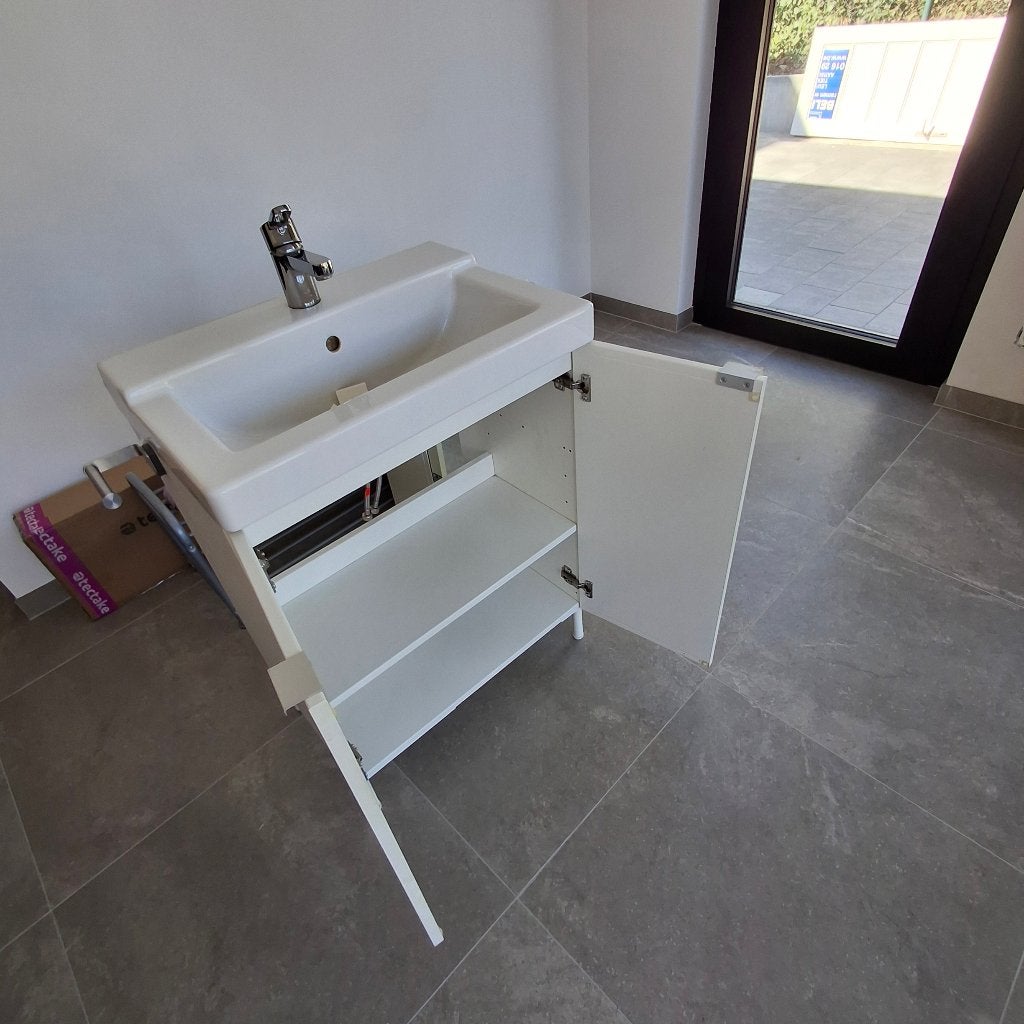 Lavabo meubel + spiegelkastje, Enlèvement, Comme neuf, Meuble lavabo