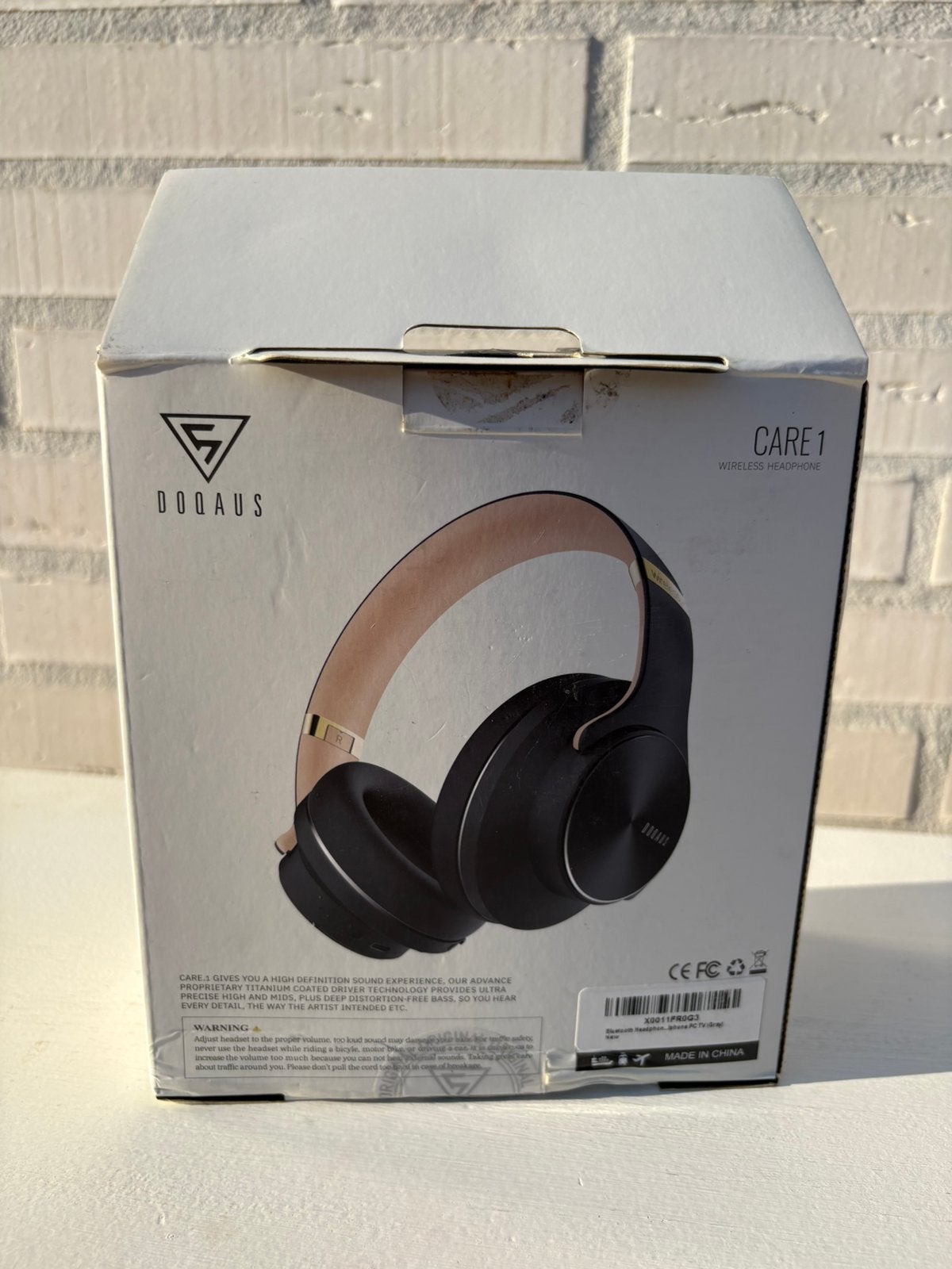 DOQAUS Care 1 draadloze Bluetooth koptelefoon, Computers en Software, Headsets, Ophalen, Zo goed als nieuw, Draadloos, Over-ear