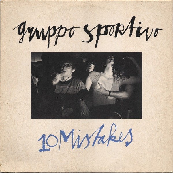 Gruppo Sportivo – 10 Mistakes, Pochette photo, Enlèvement ou Envoi, New wave, Comme neuf