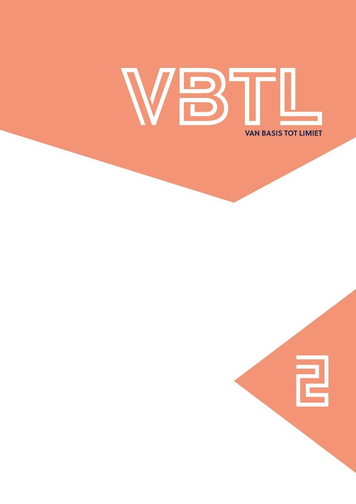 VBTL 2 LEERBOEK Wiskunde, Ophalen, Zo goed als nieuw, ASO, Wiskunde A