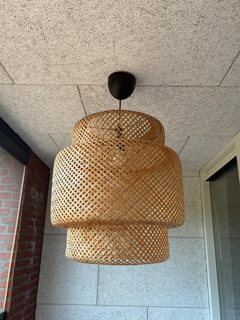 Sinnerlig IKEA hanglamp bamboe, Huis en Inrichting, Ophalen of Verzenden, Zo goed als nieuw