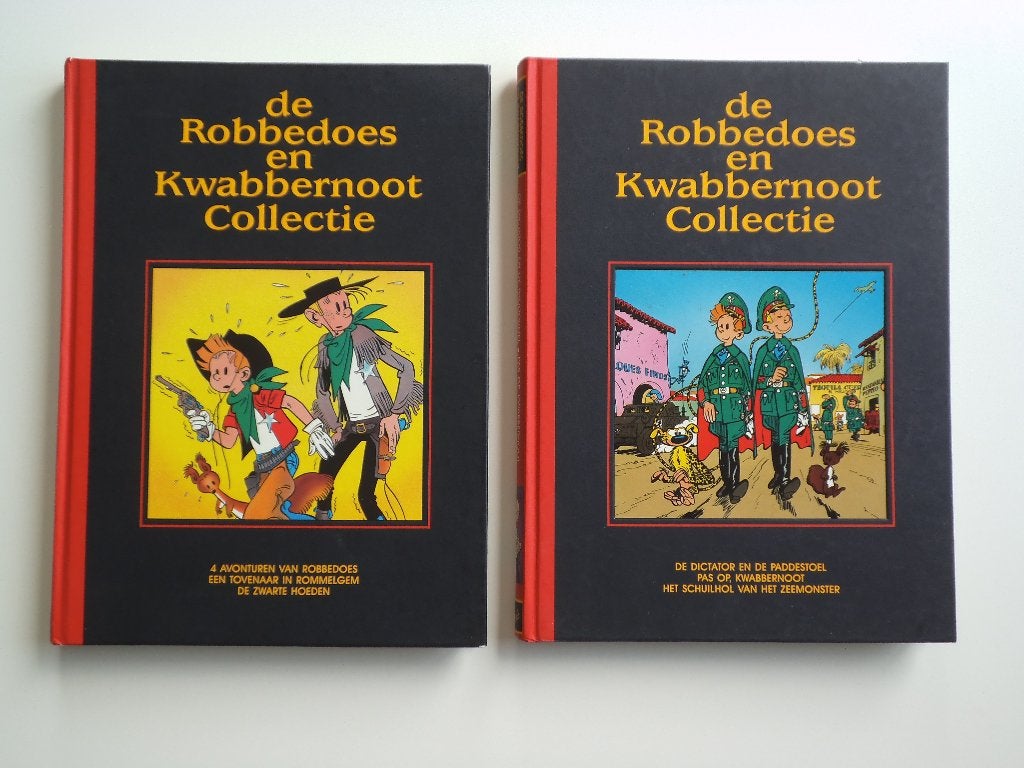 De Robbedoes en Kwabbernoot collectie 2 albums, Boeken, Meerdere stripboeken, Ophalen of Verzenden, Gelezen, FRANQUIN