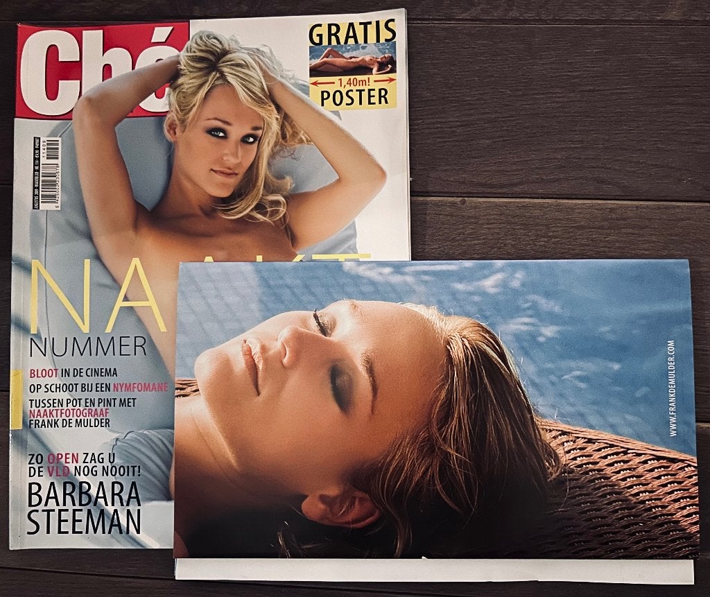 Ché 114 - Cover Barbara Steeman met poster, Verzenden, Zo goed als nieuw, Gossip of Showbizz