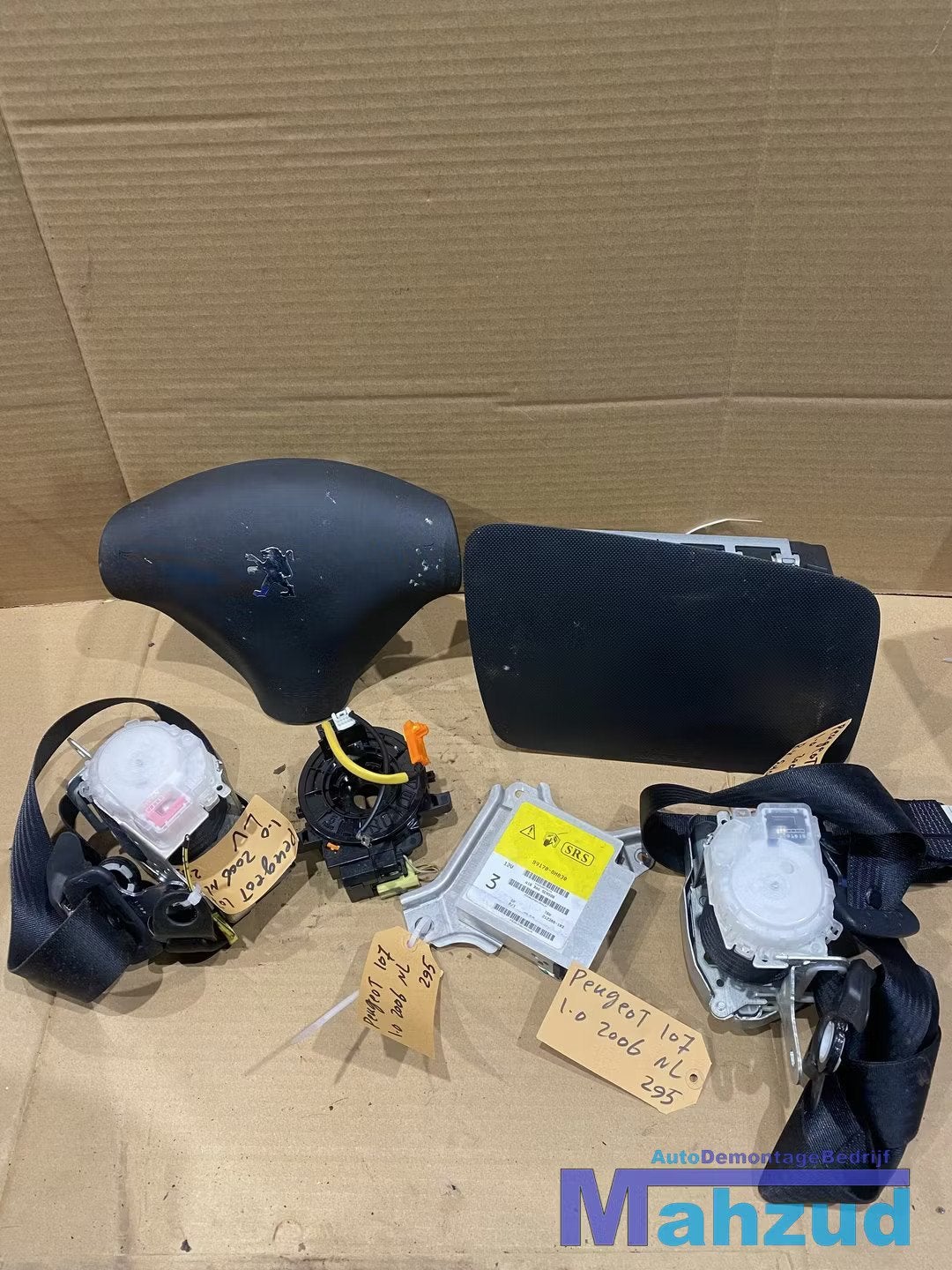 PEUGEOT 107 Airbag set gordel module 2005-2014, Taurusavenue 1
2132 LS  Hoofddorp, NL, Gebruikt, Contact.group@renault.com, Stellantis N.V.