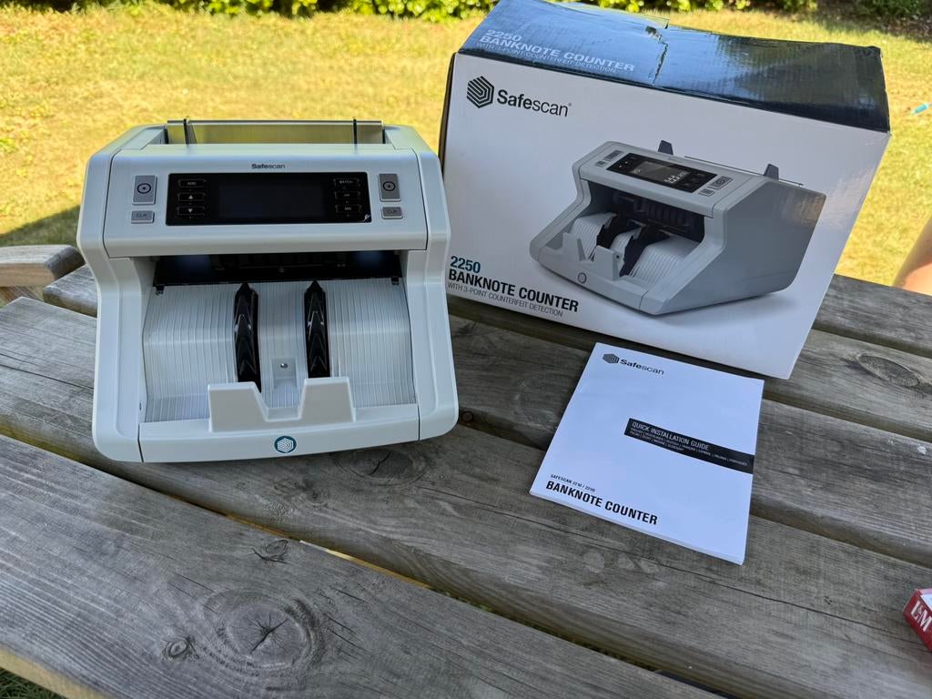 Safescan 2250 Bankbiljetten Teller – Zo goed als nieuw, Ophalen