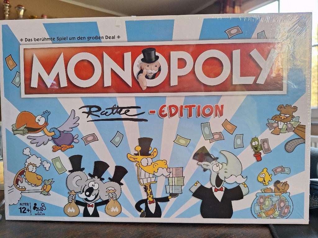 MONOPOLY RUTHE neuf scellé d'usine en allemand, Cinq joueurs ou plus, Enlèvement ou Envoi, Neuf, Hasbro