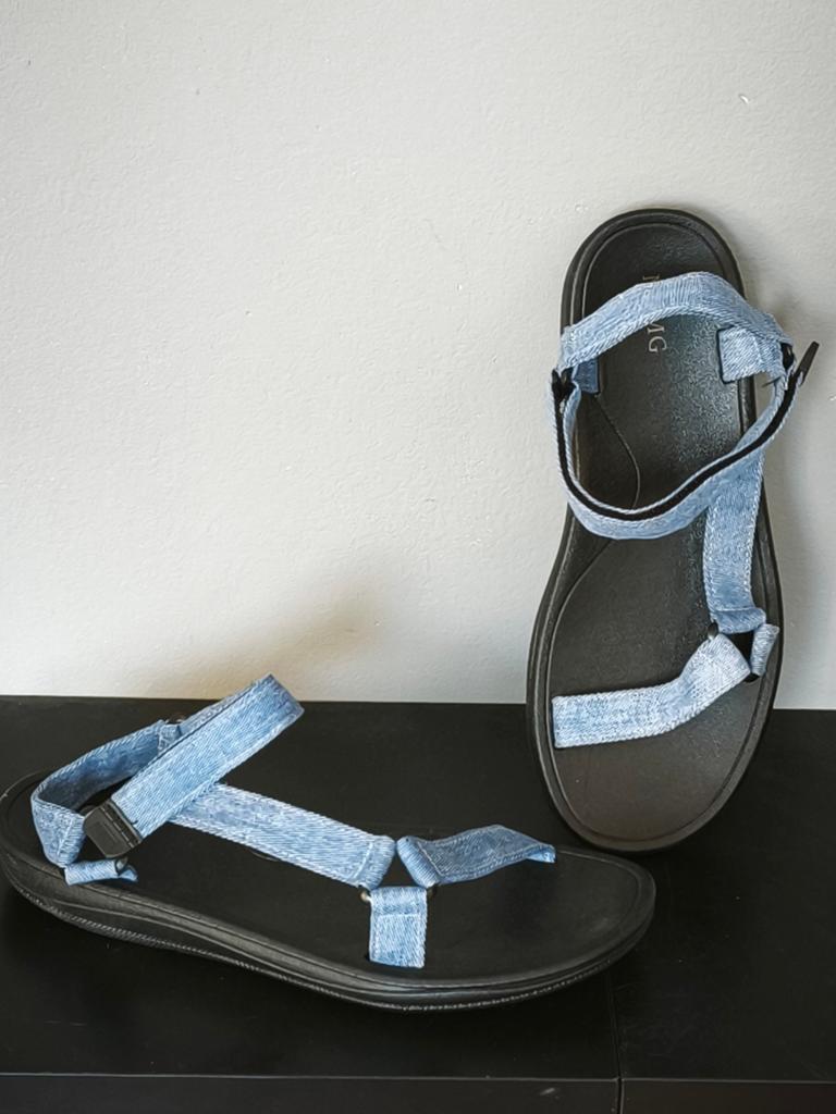 Sandales de style "trekking/randonnée", Kleding | Dames, Blauw, Msmg, Nieuw, Sandalen of Muiltjes