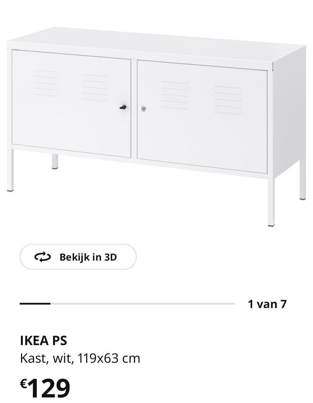 Metalen kast ikea ps, Enlèvement