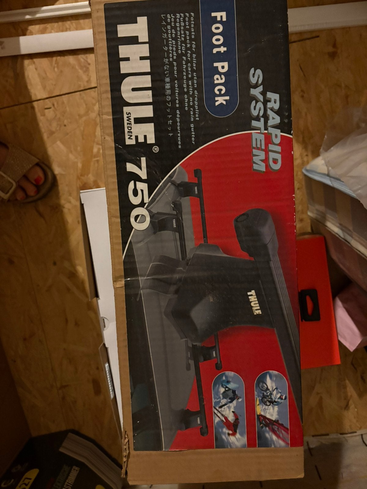 Dakdrager Thule + baren te koop, Ophalen, Zo goed als nieuw