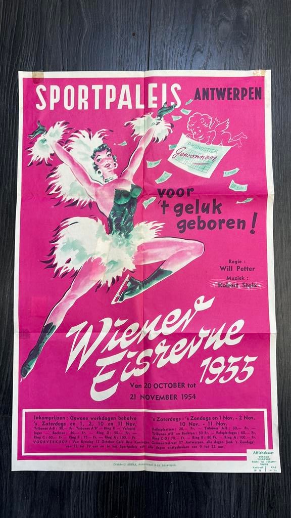 Sportpaleis Antwerpen Wiener Reisreveu 1955, Collections, Enlèvement ou Envoi