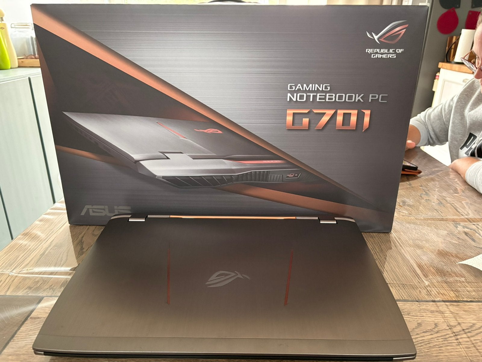 Vintage Asus Rog G701 32G gtx 1080 - org. box., Enlèvement, Comme neuf, Gaming, SSD