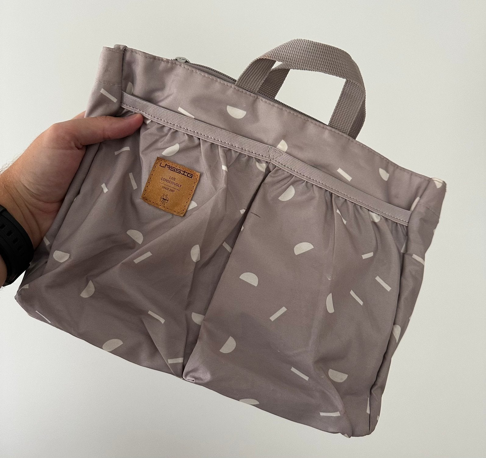 Lassig Organizer Luiertas (Incl. Aankleedmat), Pliable, Lässig, Violet, Sac à langer